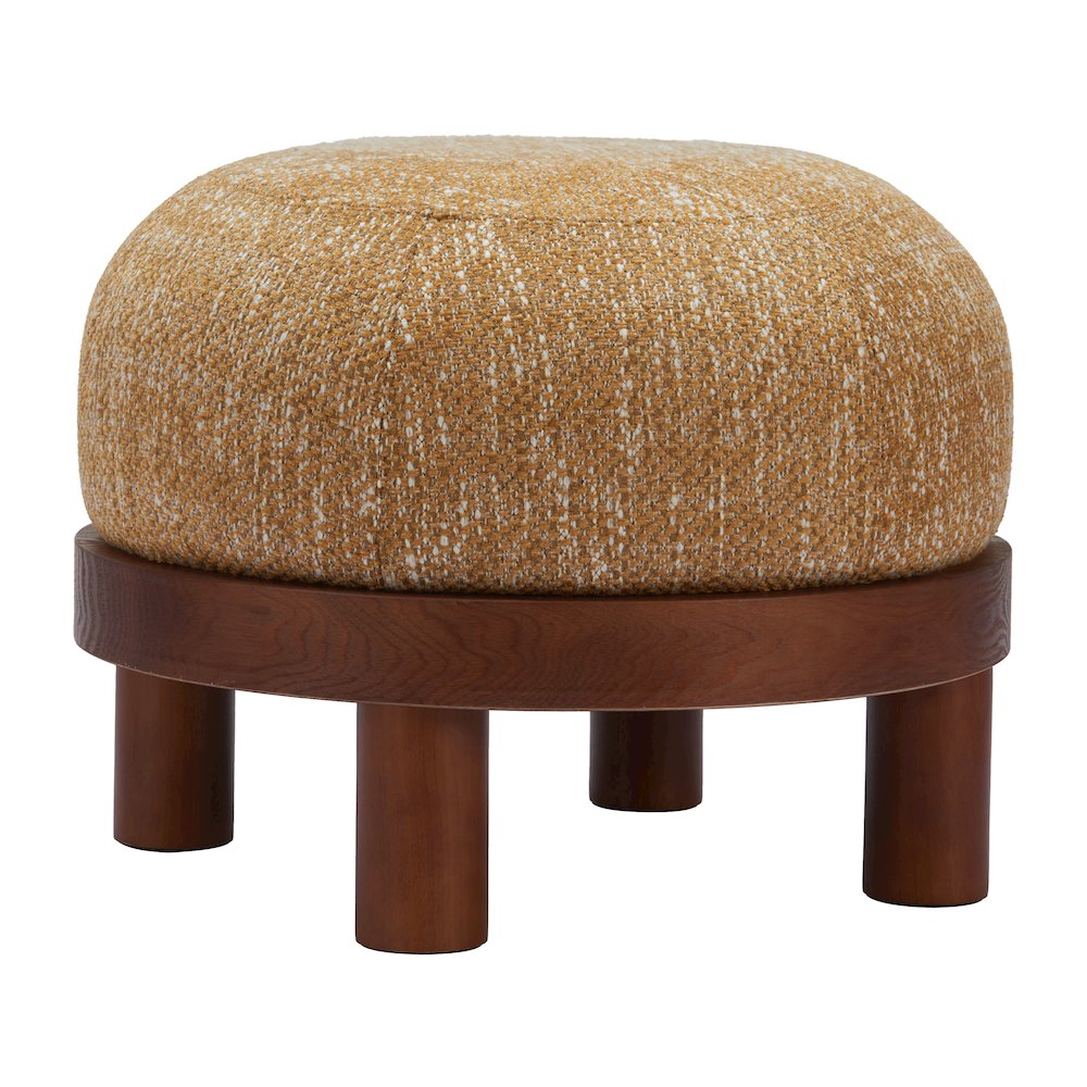 Gome Ottoman Oat Yellow. Picture 4