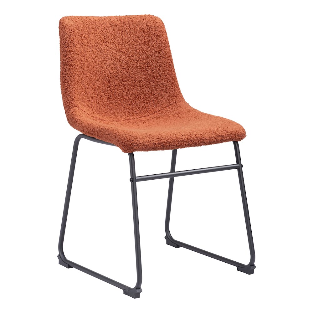 Smart Dining Chair (Set of 2) Burnt Orange. Picture 1