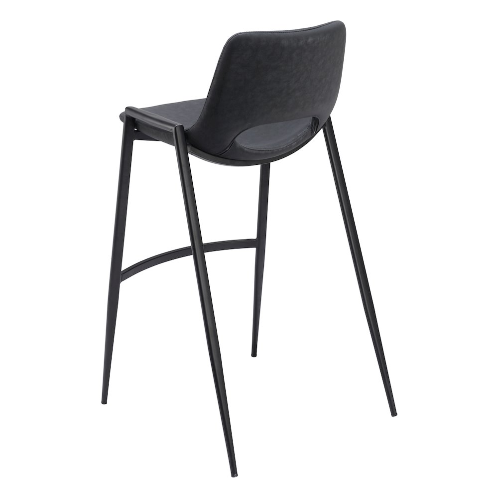 Desi Barstool (Set of 2) Black. Picture 5