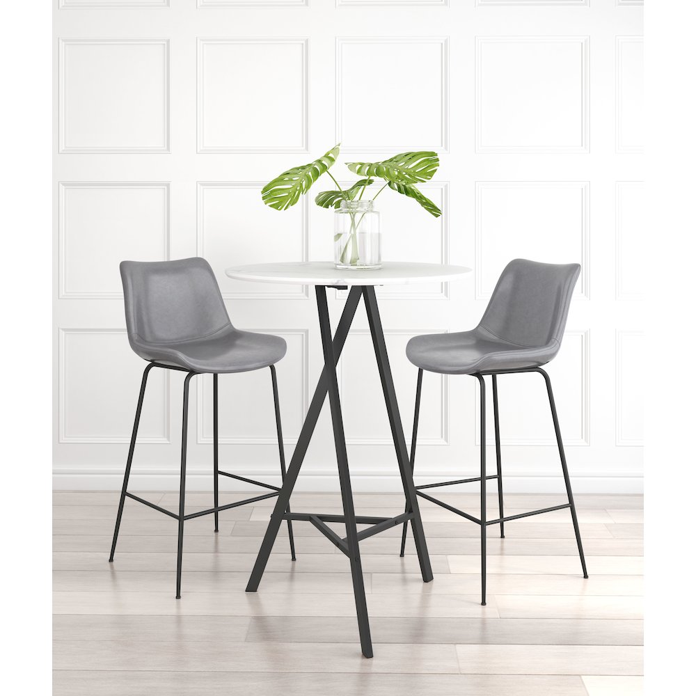 Byron Barstool Gray. Picture 9