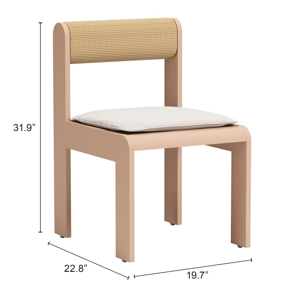 Island Dining Chair (Set of 2) White. Picture 7