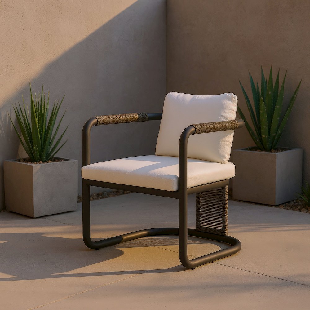 Ciel Dining Chair (Set of 2) Ivory. Picture 4