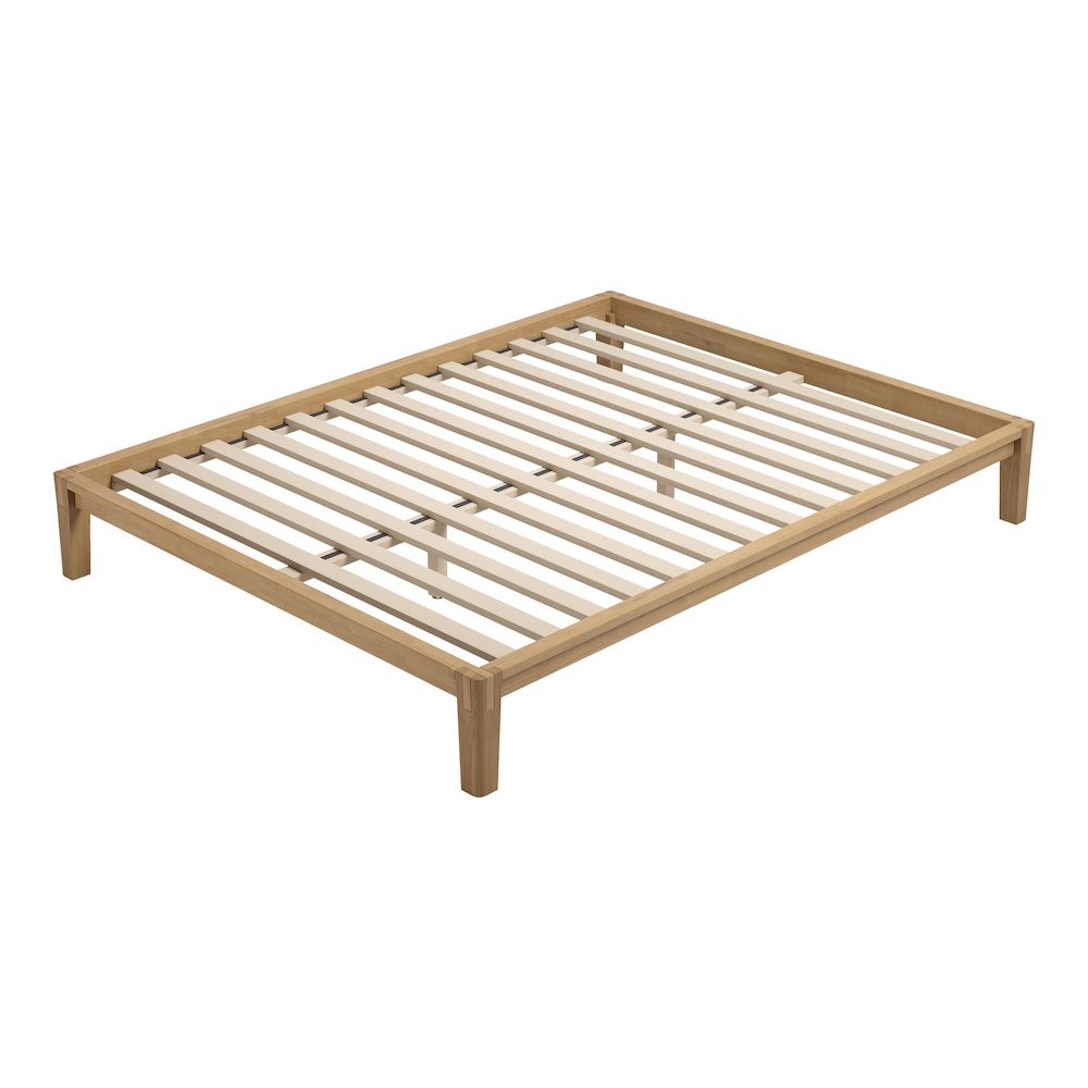 Luum Queen Platform Bed Frame Natural. Picture 6
