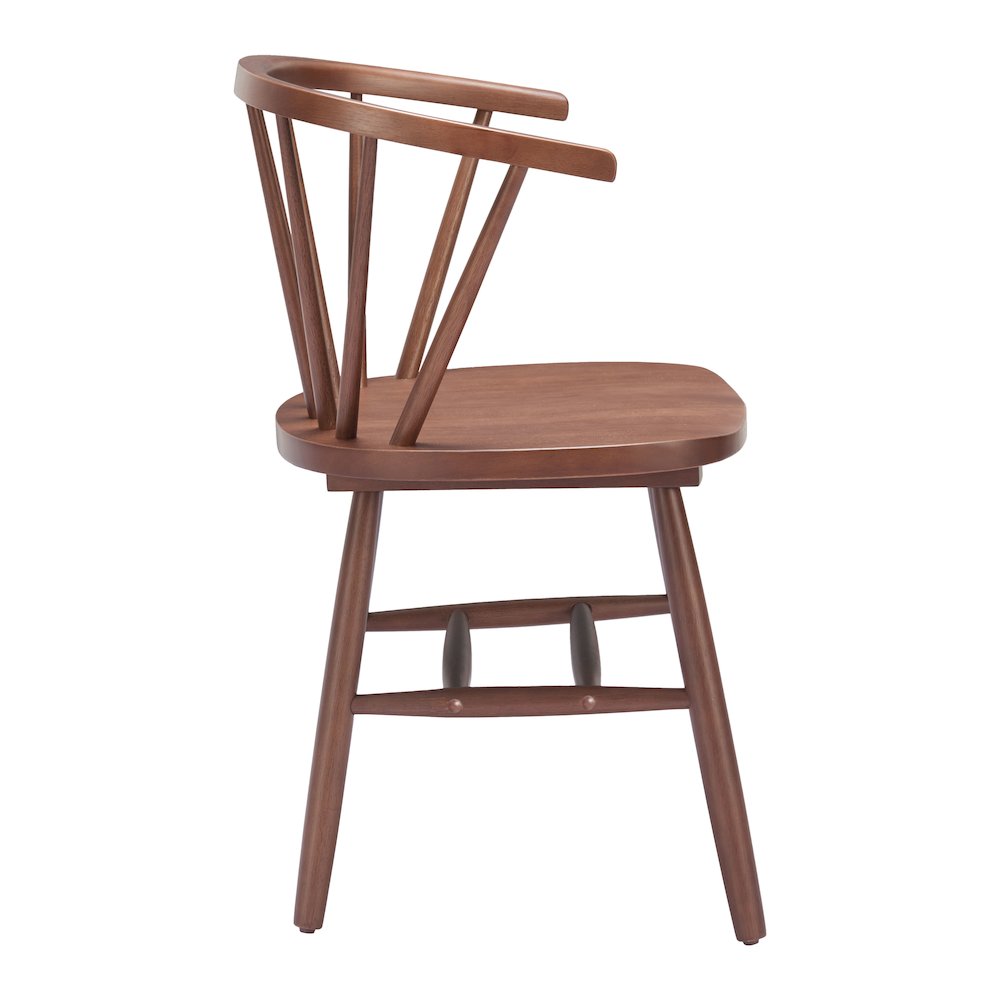 Stenger Dining Chair (Set of 2) Walnut. Picture 2