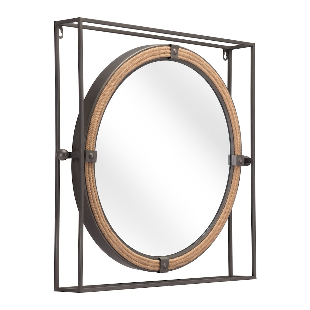 Capell Mirror Antique Gray. Picture 5