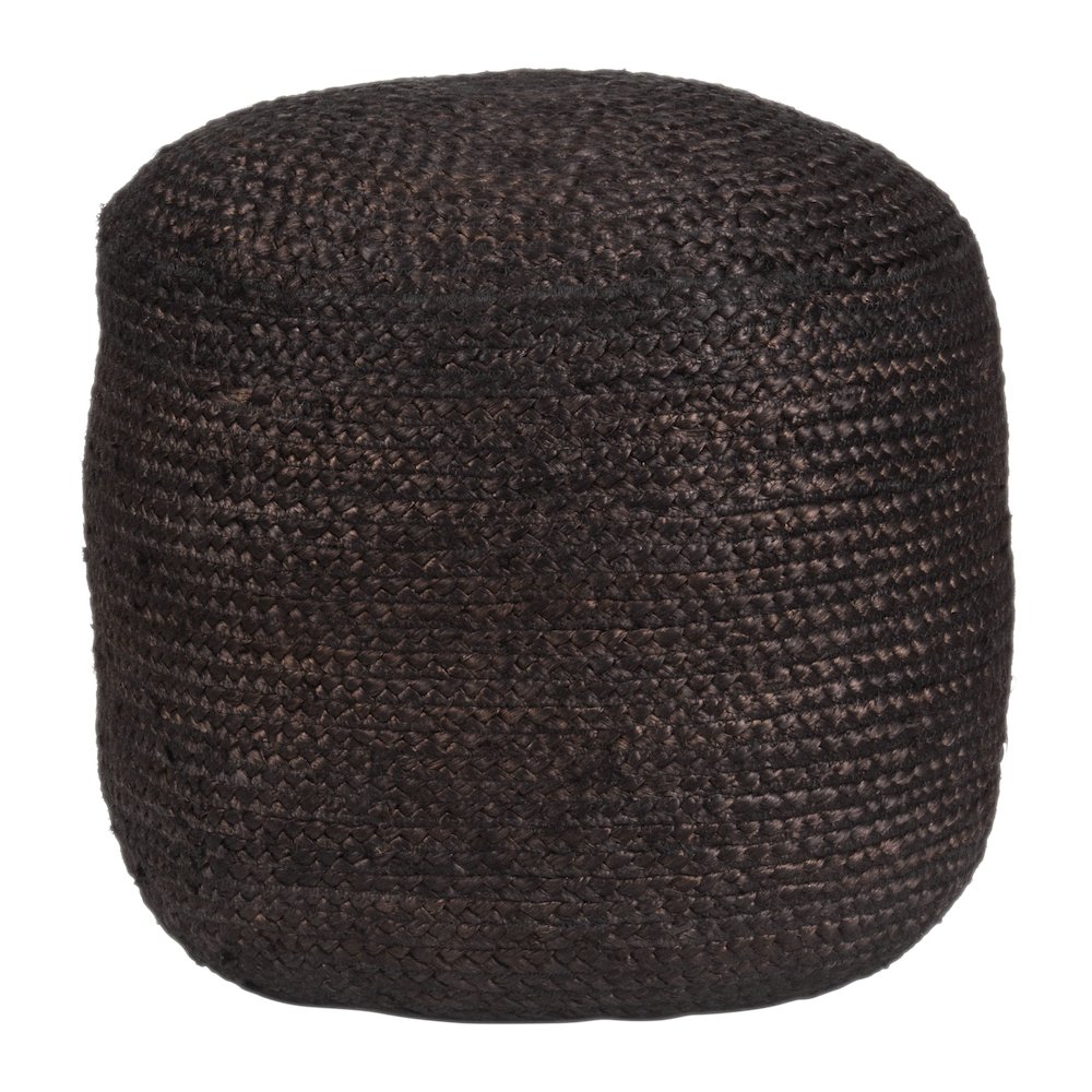 Lillian Ottoman Black. Picture 1