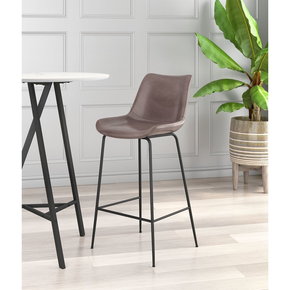Byron Barstool Brown. Picture 8