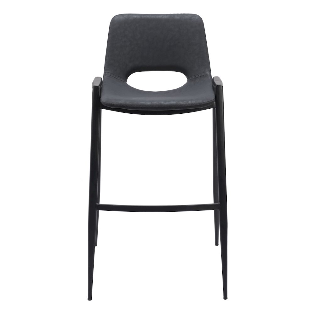 Desi Barstool (Set of 2) Black. Picture 3