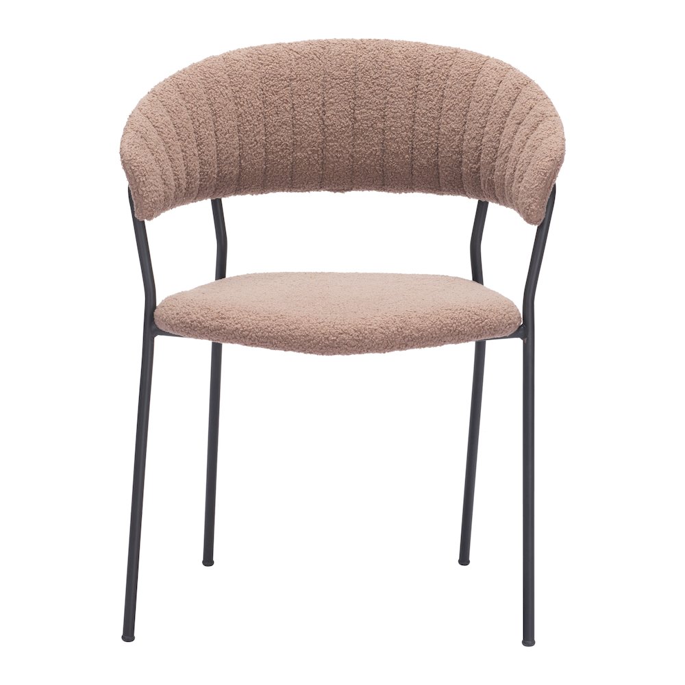 Josephine Dining Chair (Set of 2) Brown. Picture 3