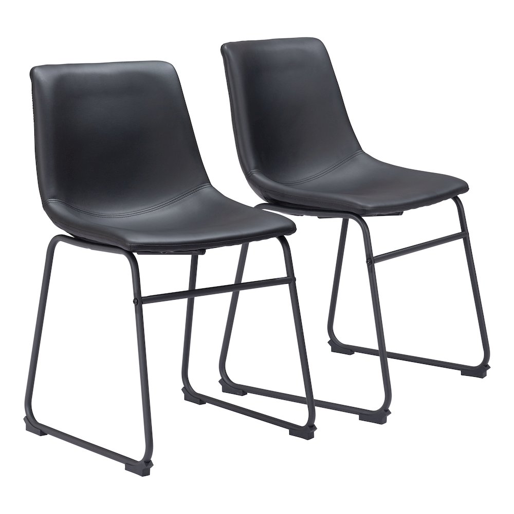 Smart Dining Chair (Set of 2) Black. Picture 6