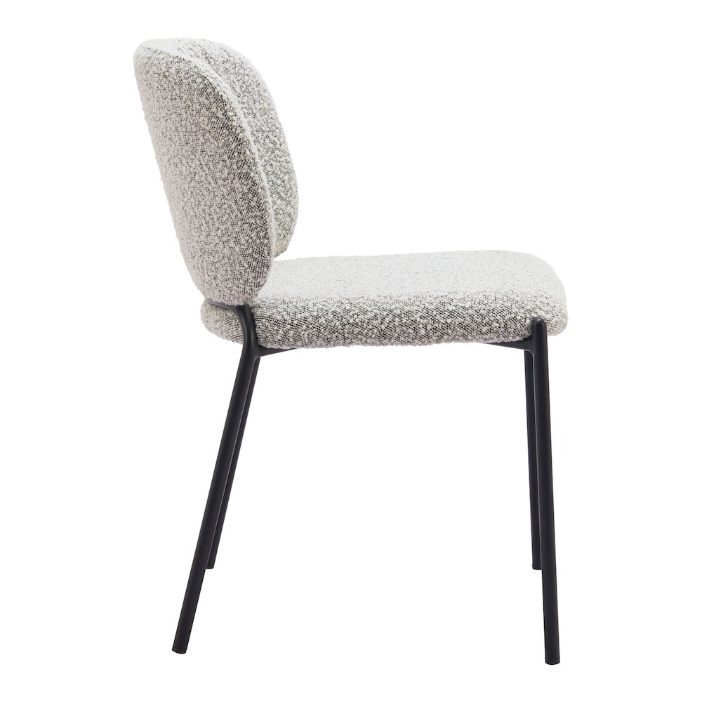 Plat Dining Chair (Set of 2) Gray. Picture 2