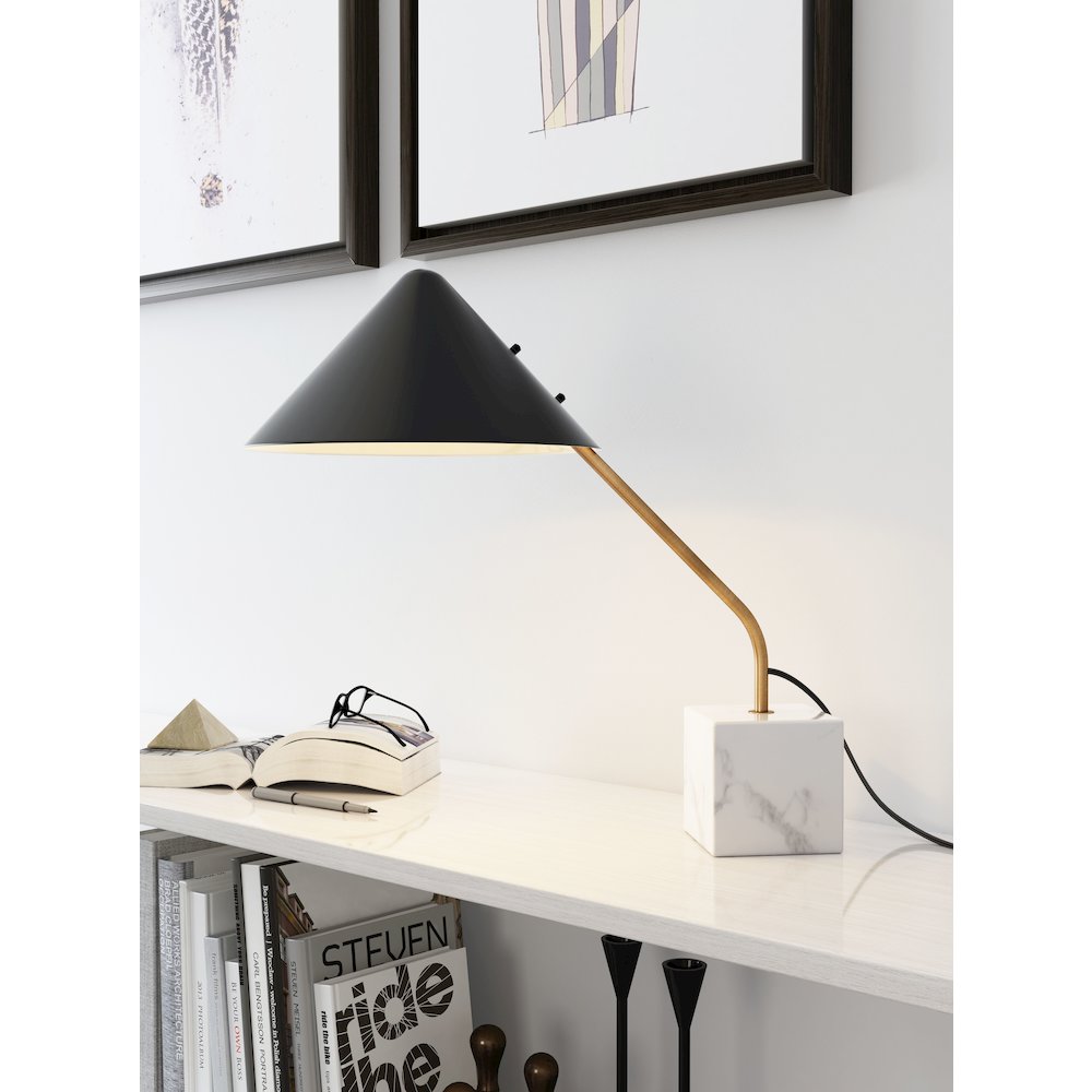 Pike Table Lamp Black & White. Picture 5