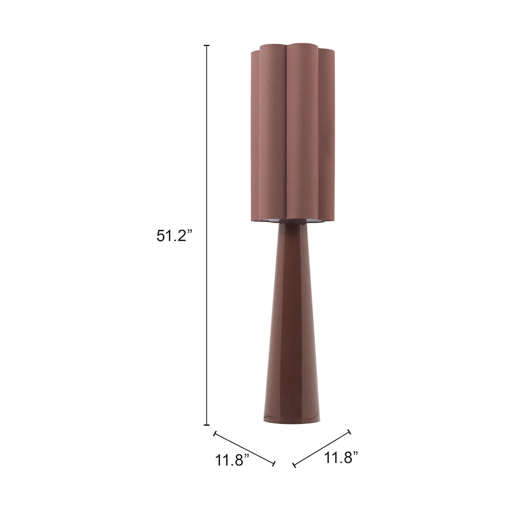 Violet Floor Lamp Brown. Picture 7