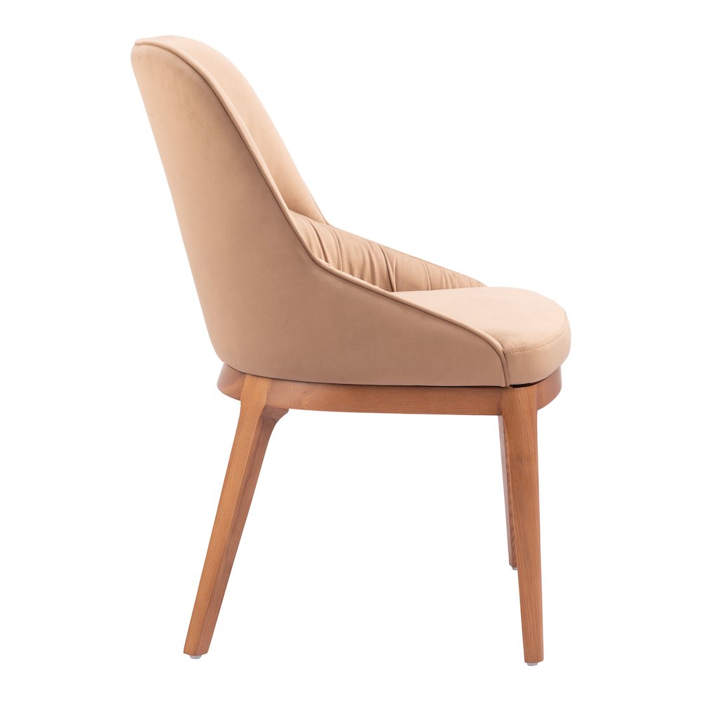 Ayr Dining Chair (Set of 2) Tan. Picture 2