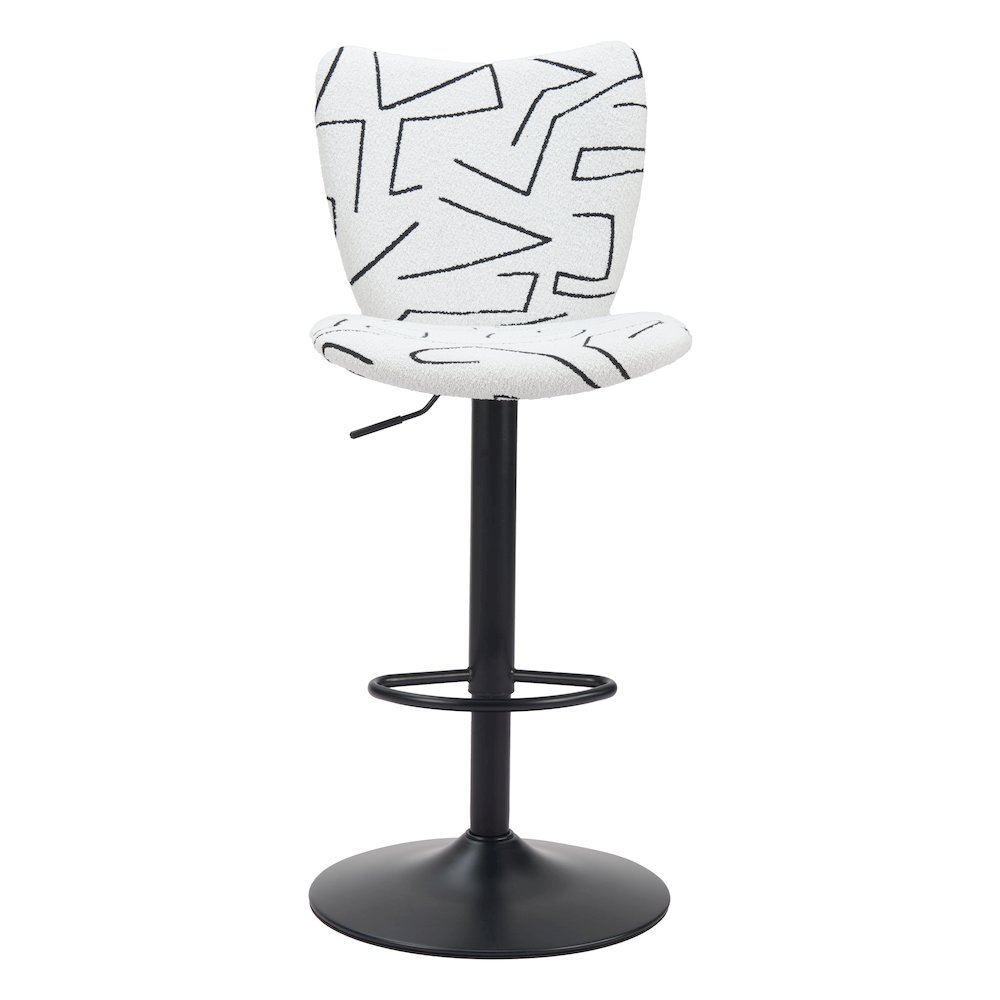 Elevate Barstool (Set of 2) White. Picture 3