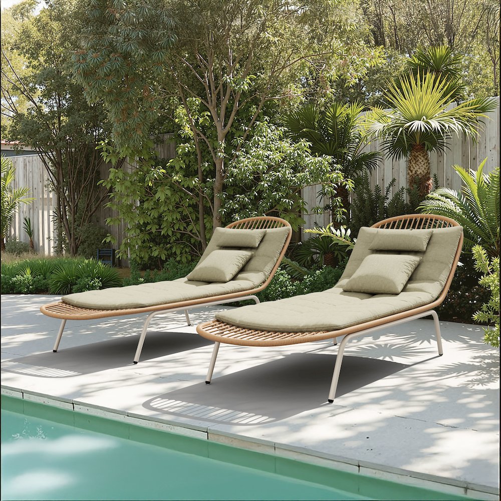 Skim Chaise Lounge Multicolor. Picture 9