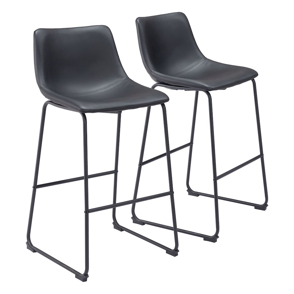 Smart Barstool (Set of 2) Black. Picture 6