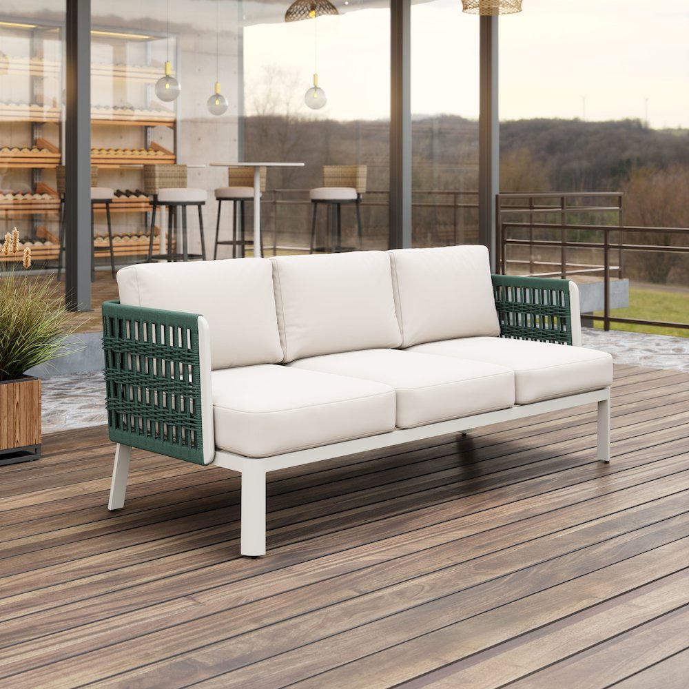 Bridgehampton Sofa White. Picture 8