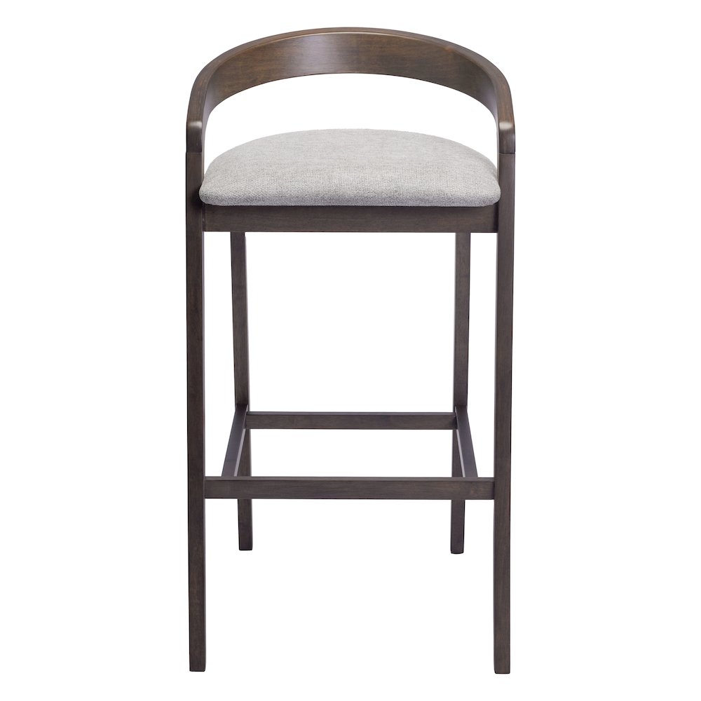 Troy Barstool (Set of 2) Dove Gray & Espresso. Picture 3