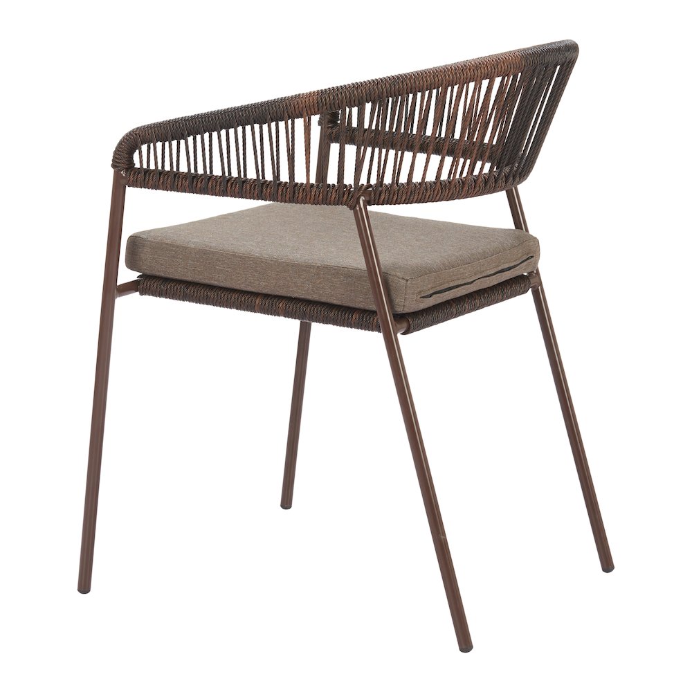 Skye Dining Chair (Set of 2) Brown. Picture 5