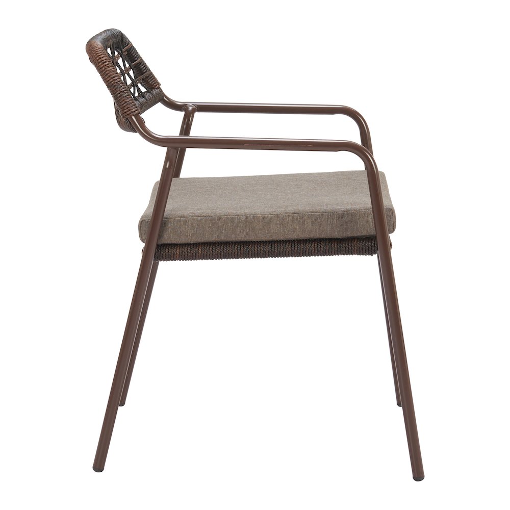Rio Dining Chair (Set of 2) Brown. Picture 2