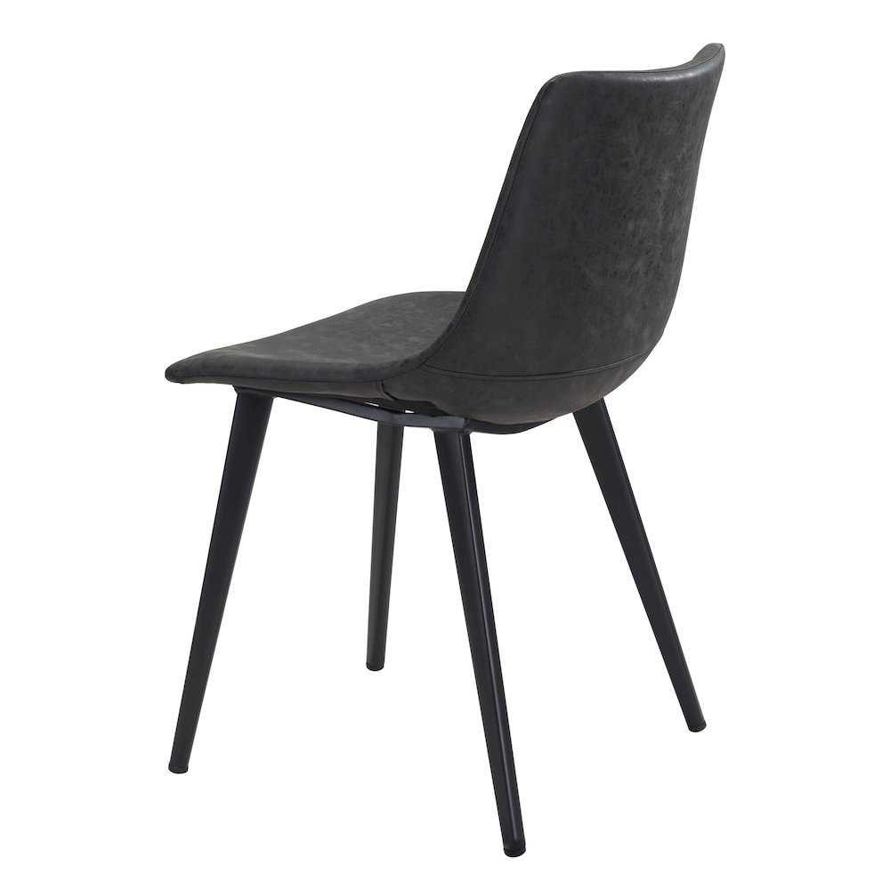 Daniel Dining Chair (Set of 2) Vintage Black. Picture 5