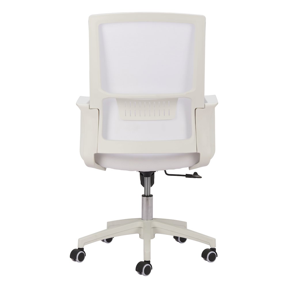 Jett Low Back Office Chair White. Picture 4
