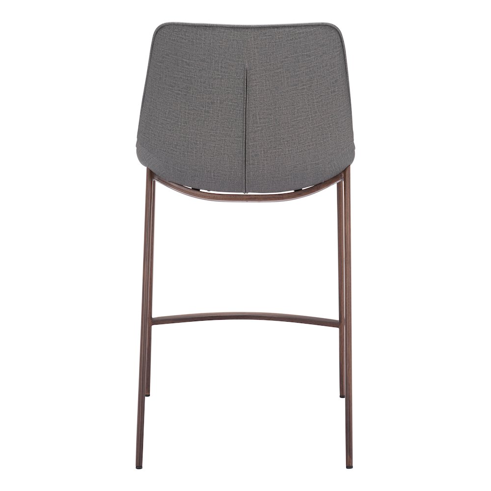 Magnus Counter Stool (Set of 2) Slate Gray & Walnut. Picture 4