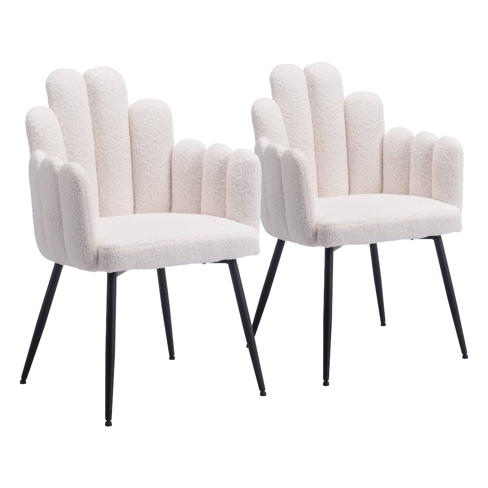 Noosa Dining Chair (Set of 2) Ivory. Picture 6
