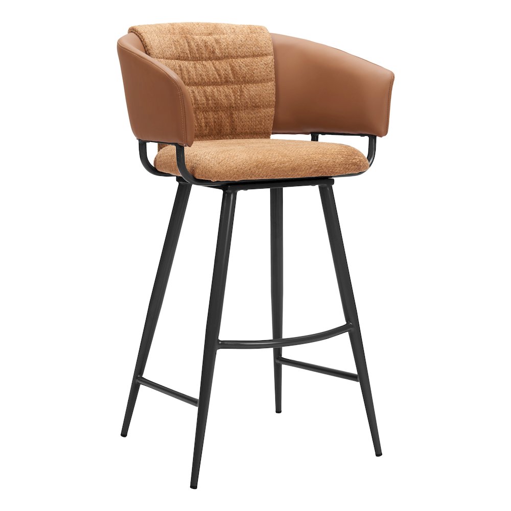 Juno Barstool (Set of 2) Brown. Picture 1
