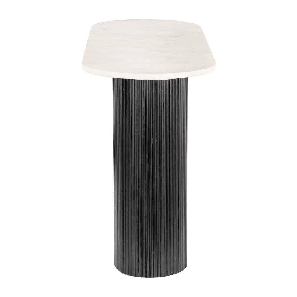 Izola Console Table White & Black. Picture 2