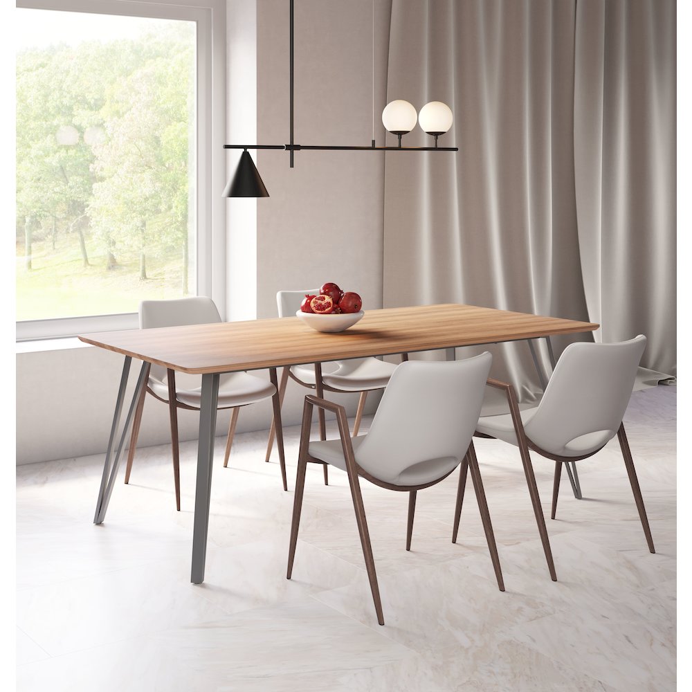 Perpignan Dining Table Brown. Picture 7