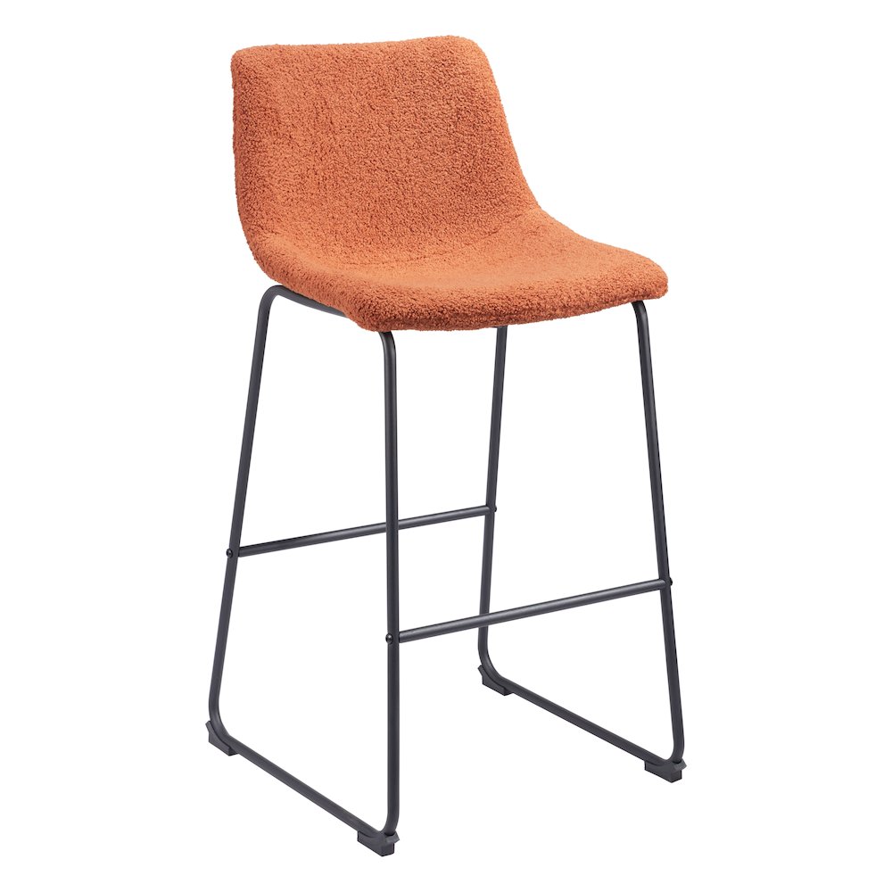 Smart Barstool (Set of 2) Burnt Orange. Picture 1