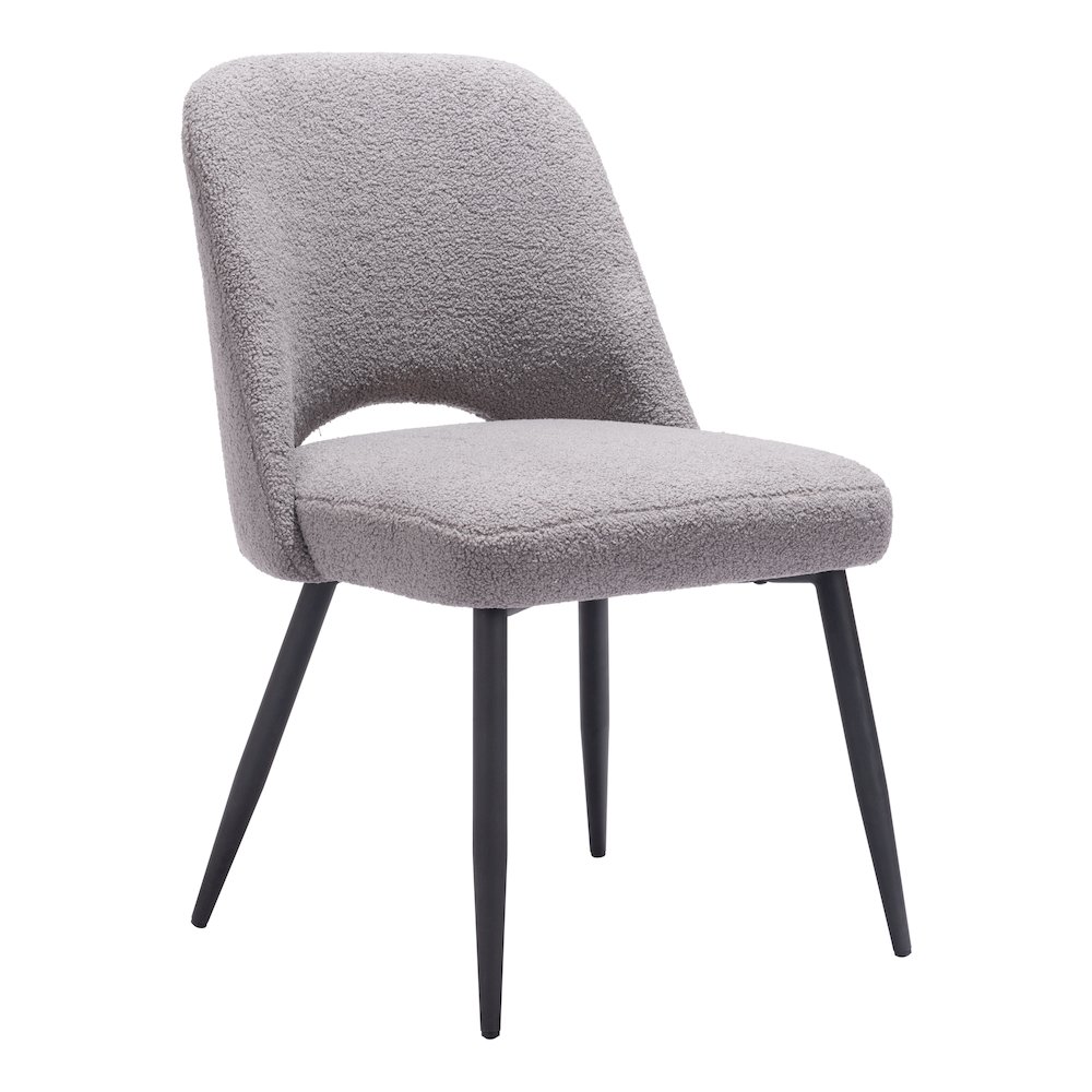 Teddy Dining Chair (Set of 2) Gray. Picture 1