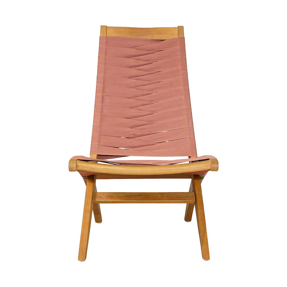 Rova Lounge Chair Terracotta. Picture 3
