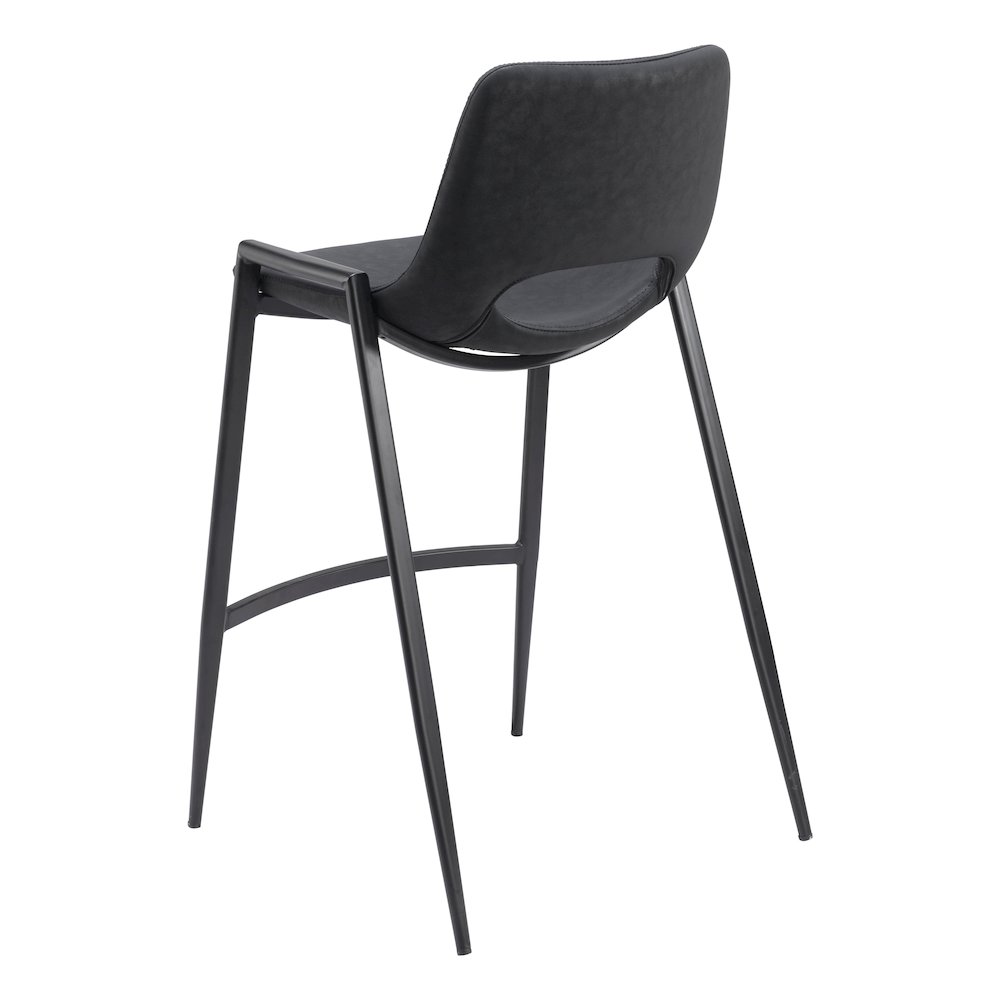 Desi Counter Stool (Set of 2) Black. Picture 5