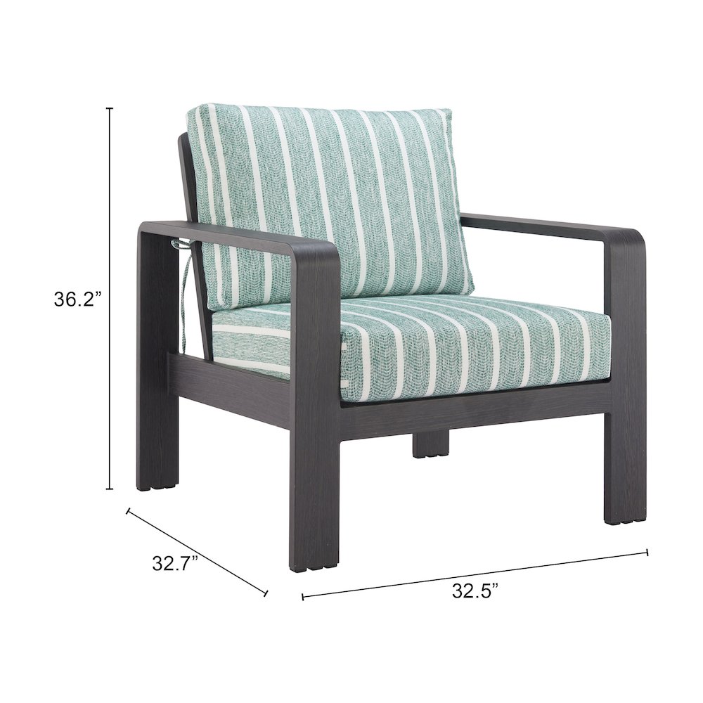 Rolig Armchair Green. Picture 7