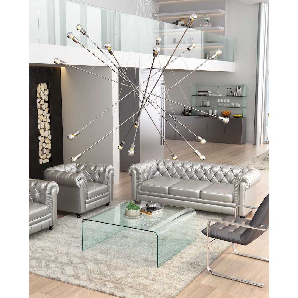 Belief Ceiling Lamp Chrome. Picture 5