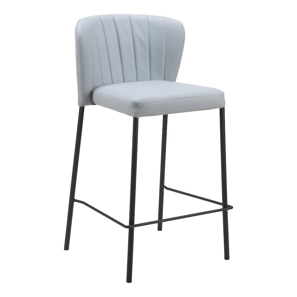 Linz Counter Stool (Set of 2) Gray. Picture 8