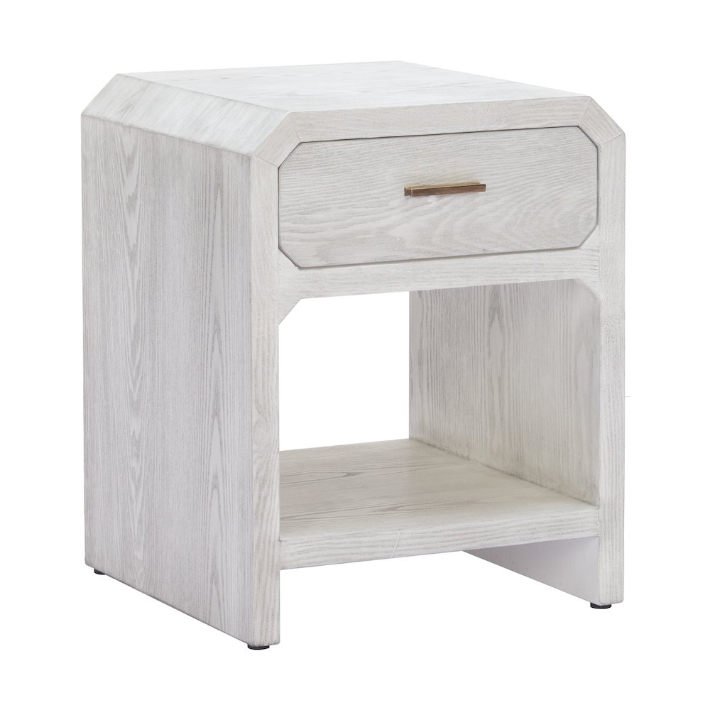 Yume Side Table Oak White. Picture 1