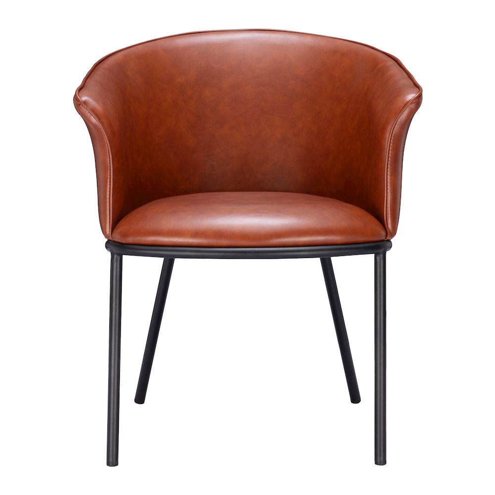 Garston Dining Chair Brown. Picture 3