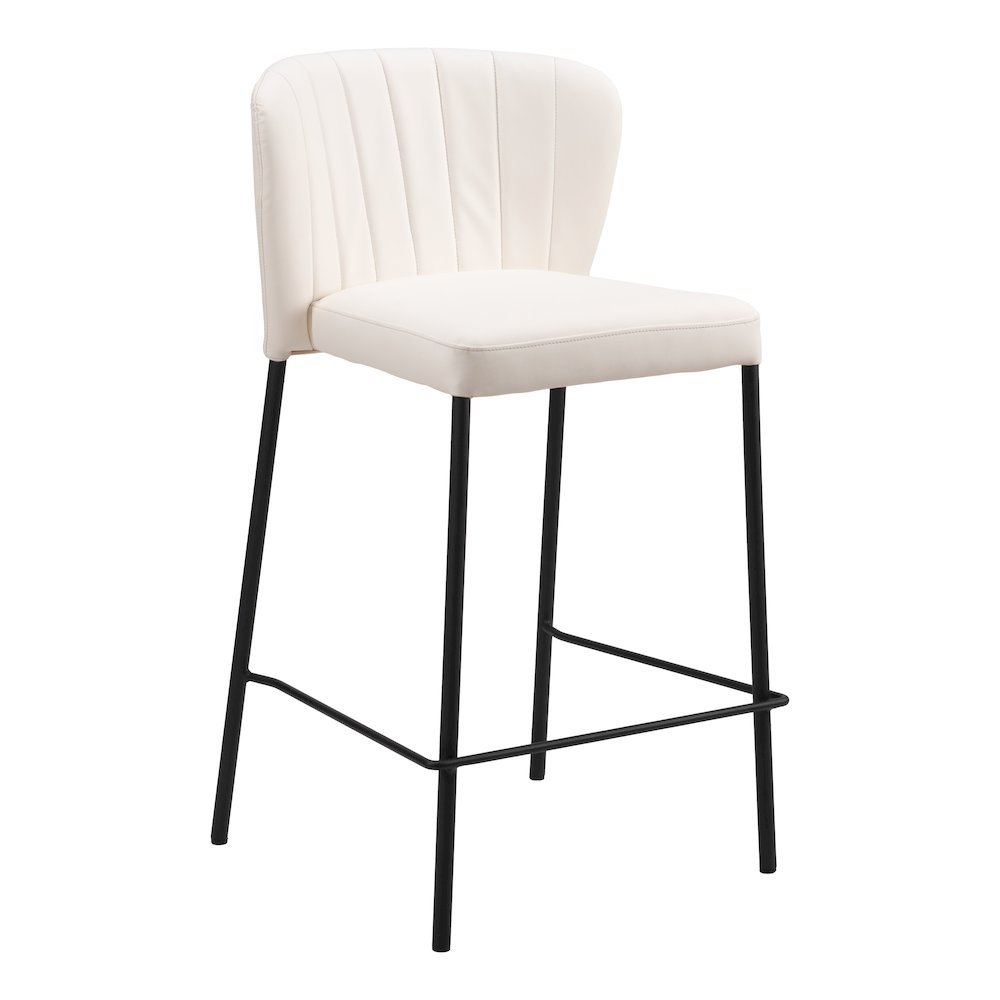 Linz Counter Stool (Set of 2) Cream. Picture 10