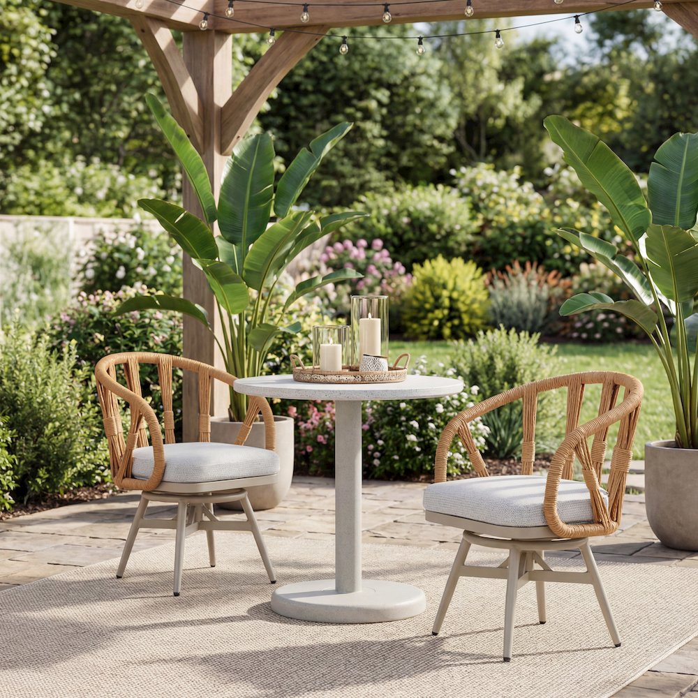 Liora Bistro Table White. Picture 2