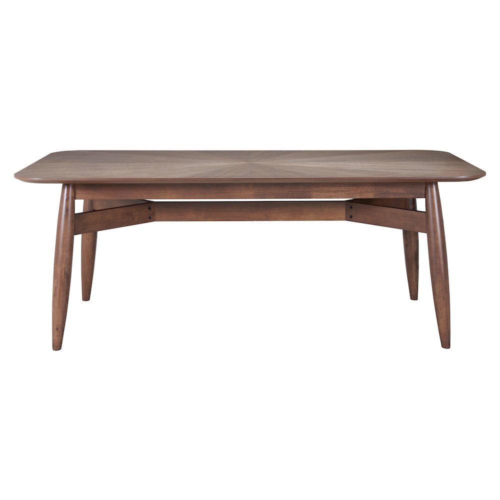 Silea Rectangular Dining Table Espresso. Picture 3