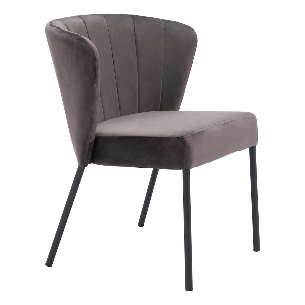 Aimee Dining Chair (Set of 2) Gray. Picture 1