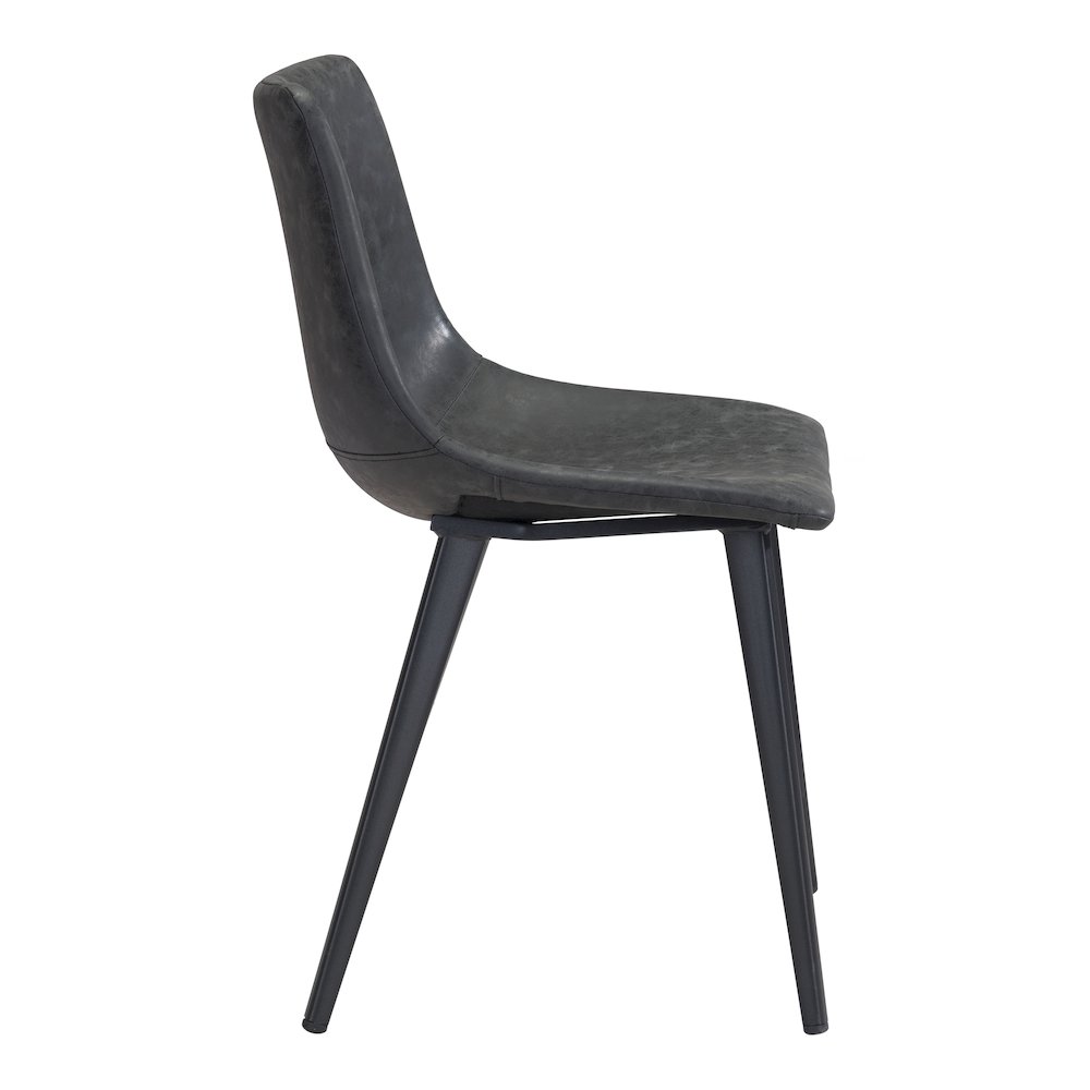 Daniel Dining Chair (Set of 2) Vintage Black. Picture 2
