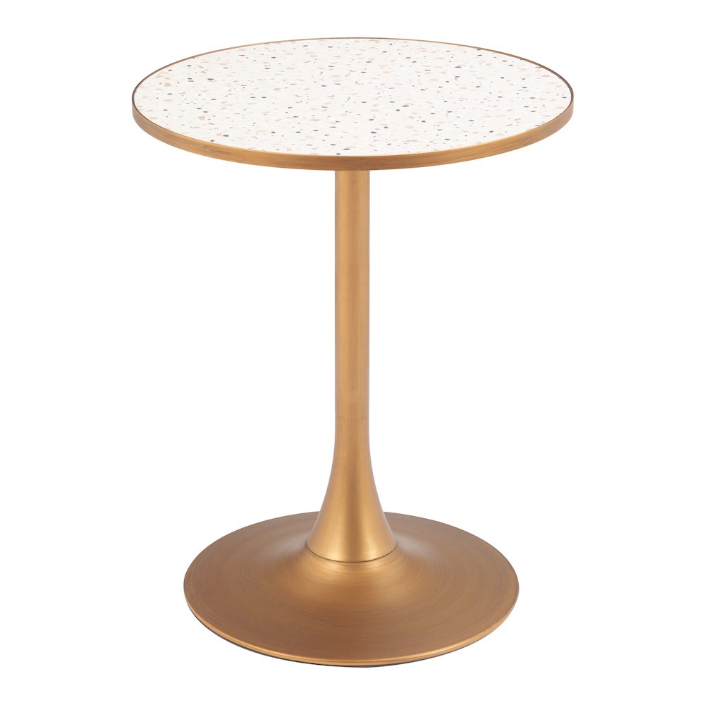 Bite Bistro Table Beige & Gold. Picture 2