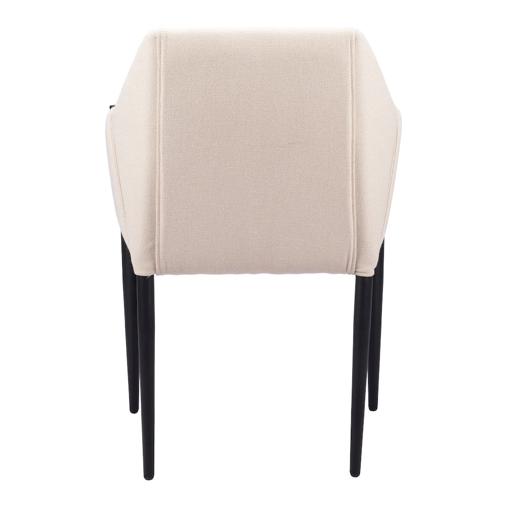 Andover Dining Chair (Set of 2) Beige. Picture 4