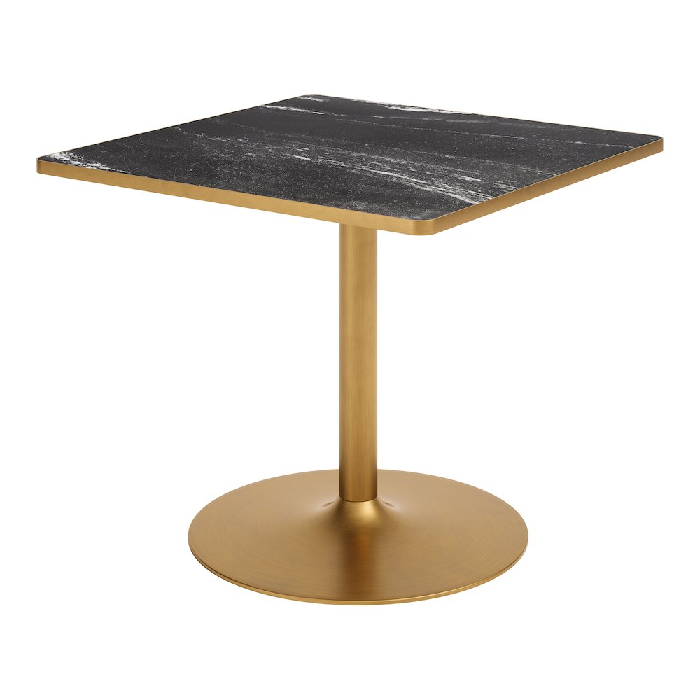 Caliza Dining Table Black & Gold. Picture 5