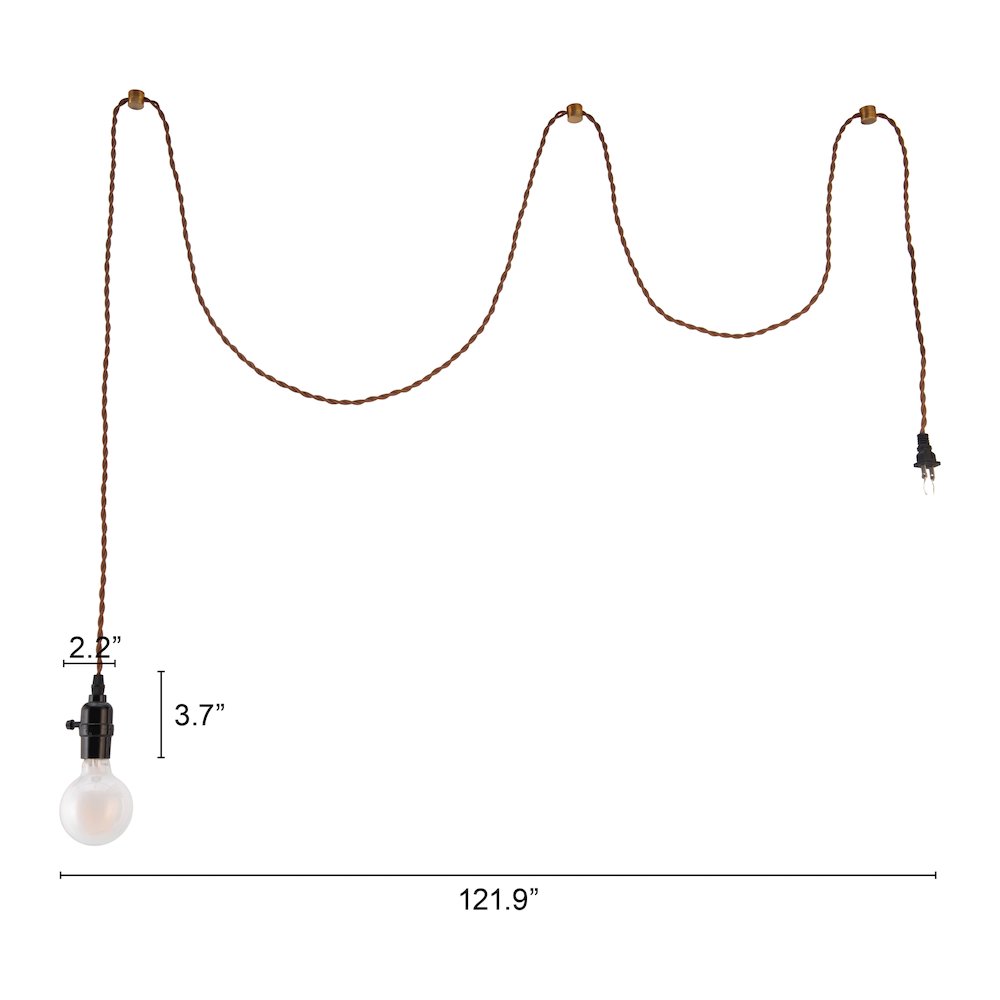 Molly Ceiling Lamp Black. Picture 7